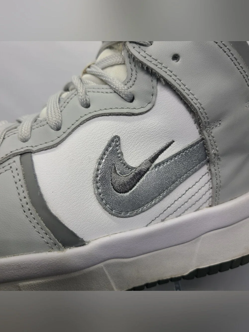 Nike Dunk High Up 'Light Smoke Grey women Size 6.5